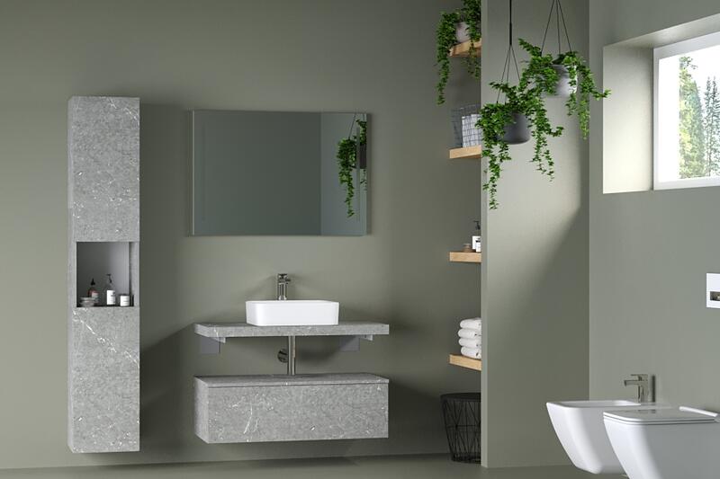 Minimalistisches Badezimmer
